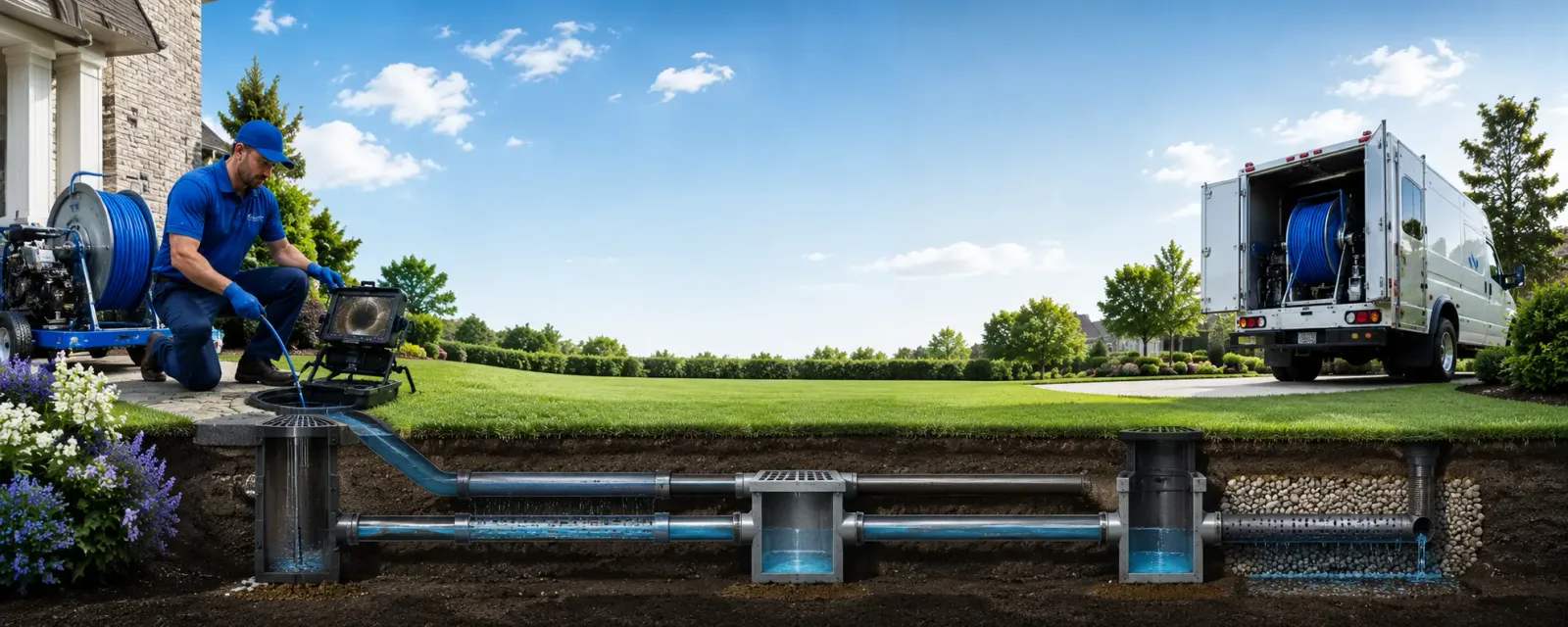 Outdoor drain cleaning information for Hope, RI